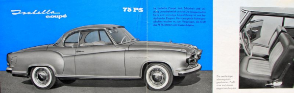 Borgward Modelprogram 1957 Carbrochure (10027)